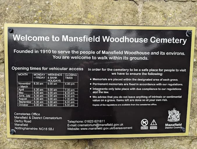Mansfield Woodhouse Cemetery — photo 1