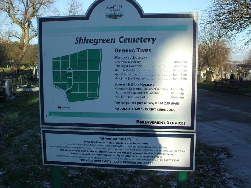 Shiregreen Cemetery — photo 1