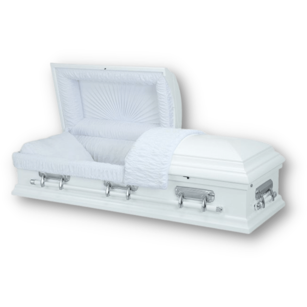 Essence White Casket In Memory Of Life Funerals